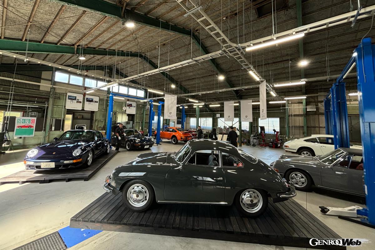 PORTECH, a specialty shop for air-cooled 911 cars serviced by Sanwa Motors mechanics, opens in Gotemba