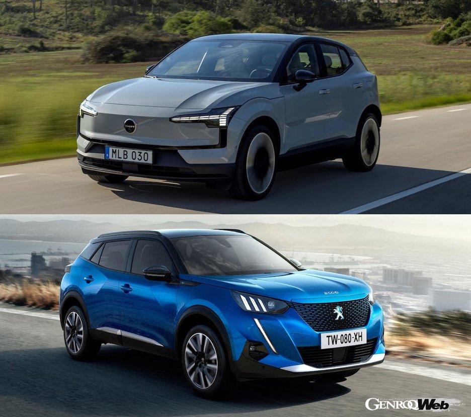 What is the difference between an EV-only model and a derivative model? A spec comparison of the Volvo EX30 and Peugeot e-200