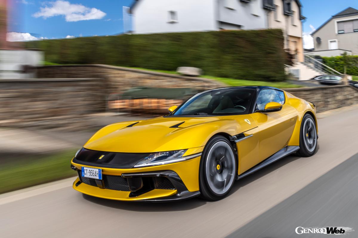 Test drive of Ferrari’s latest V12 “12 Chilindori” reveals “a surprising evolution into a comfortable