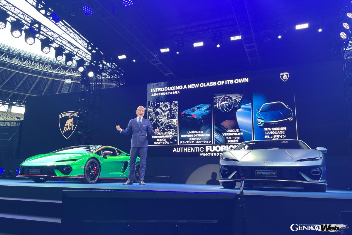 Lamborghini Day Japan: Japan debut of the latest HPEV “Temerario” “130 Lamborghinis racing through Tokyo