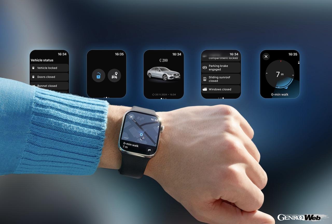 Controlling your car with the Apple Watch? The significantly improved Mercedes-Benz app’s features