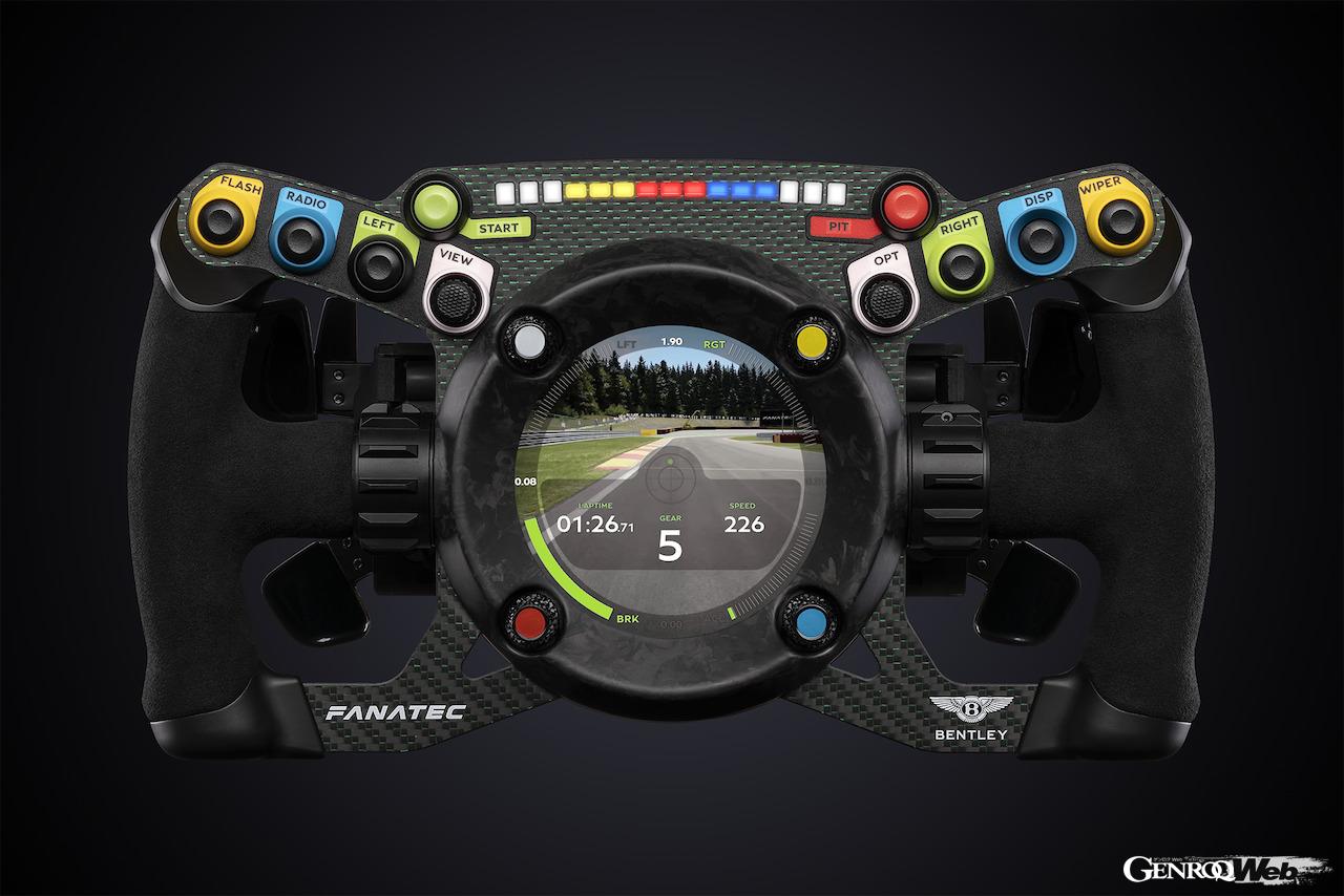 The Bentley GT3 Podium Steering Wheel for gaming perfectly replicates a real racing steering wheel [Video]