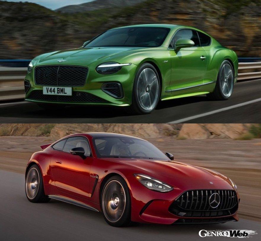 Spec comparison of the luxury sports GT “Bentley Continental GT” and “Mercedes-AMG GT 63”