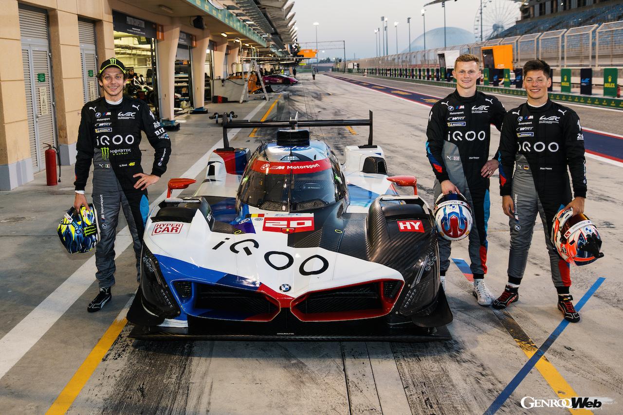 Rossi talks about his future after first drive of the BMW M Hybrid V8 hypercar at the official WEC rookie test