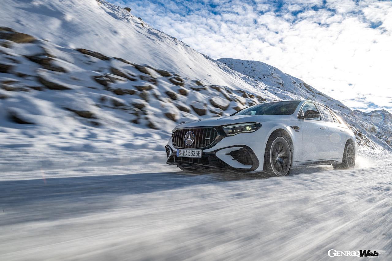 “Driving performance demonstrated in snowy Austria” Mercedes-Benz’s all-wheel drive system “4MATIC