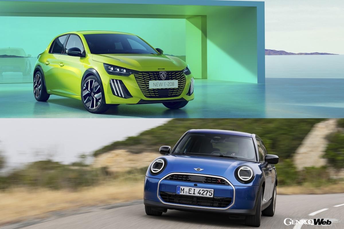 Comparing the specs of the traditional British and French compact cars “Peugeot 208” and “MINI Cooper”