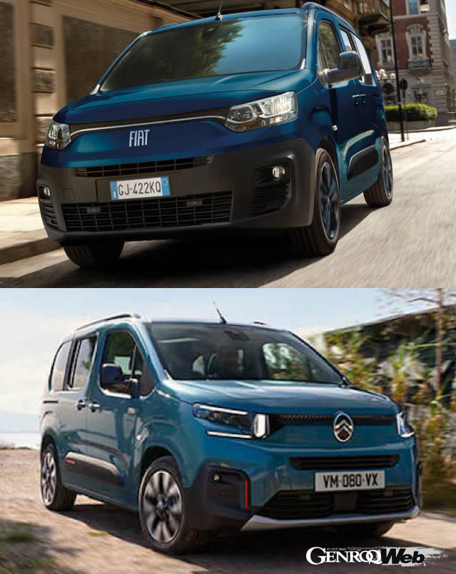 Examining the differences in specs between the facelifted new Fiat Doblo and Citroën Berlingo