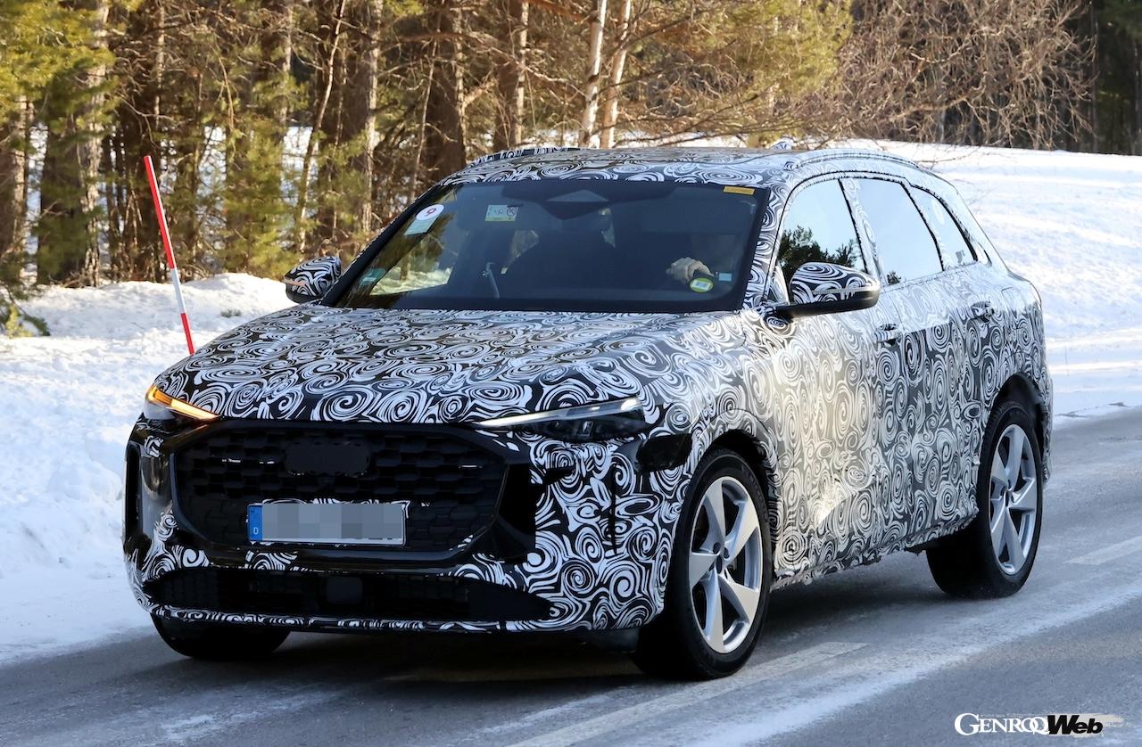 Is the new Porsche Macan being tested with an Audi Q5 body? “A model with an engine may be introduced in 2027” [S