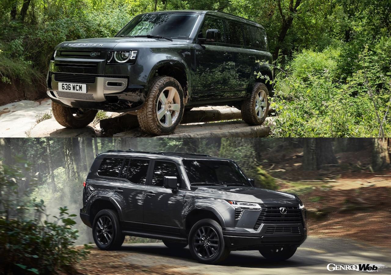 Comparing the Lexus GX550 and Defender 110 X-Dynamic HSE, a Japanese-British luxury off-road SUV
