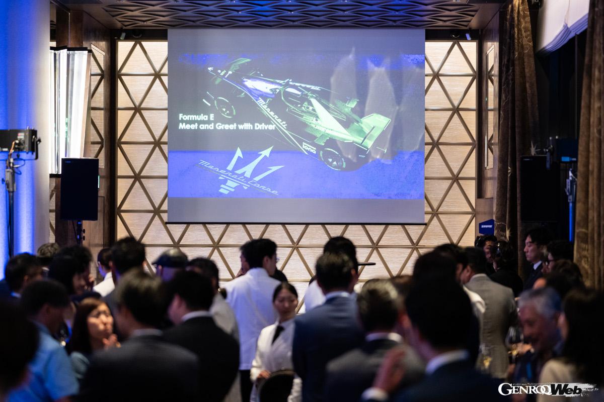 What is the special space that Maserati prepared in Tokyo on the eve of the Formula E “Tokyo E-Prix”?