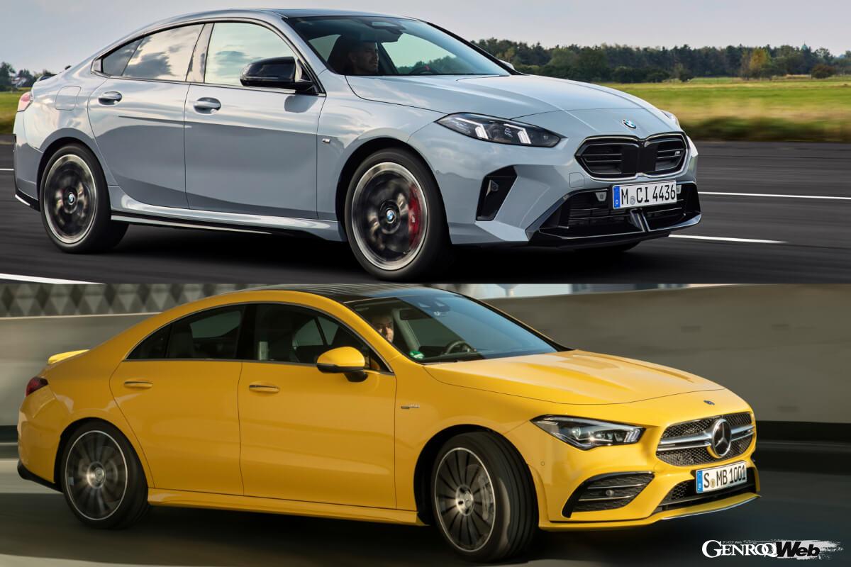 A thorough comparison of the new high-performance compact sedan “BMW 2 Series Gran Coupe M235” and “Mercede
