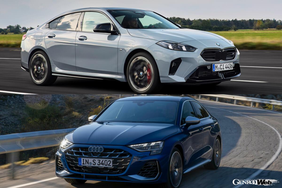 Spec comparison of the German high-performance compact sedan “BMW 2 Series Gran Coupe” and “Audi S3 Sedan&#
