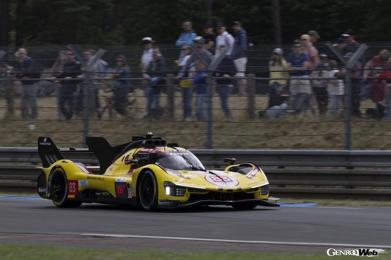 Ferrari’s 499P, aiming for a third consecutive victory at this weekend’s Le Mans 24 Hours, topped the first offic