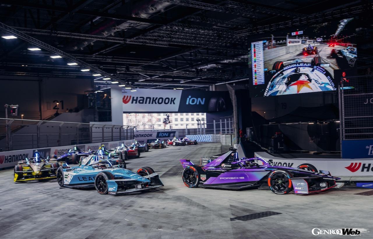 Porsche wins the Teams’ and Manufacturers’ Championships at the final Formula E race of the season, the London E-