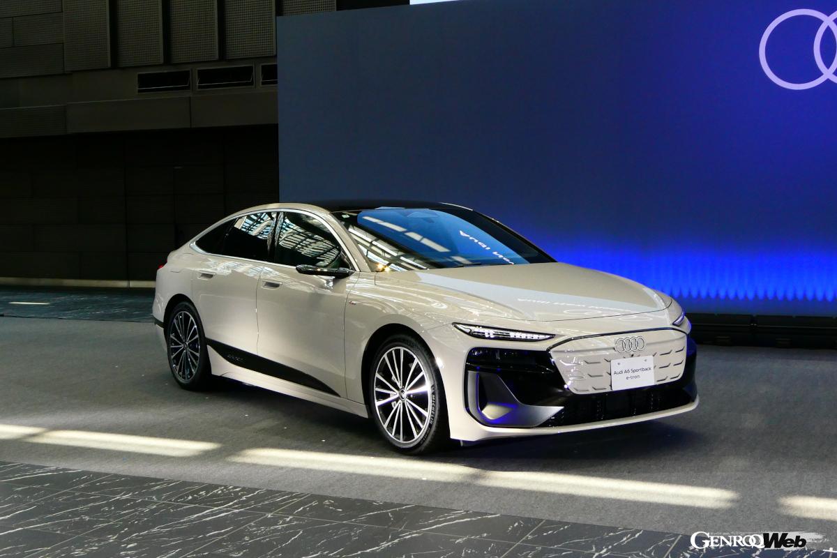 Audi’s latest fully electric vehicle, the A6 e-tron, debuts in Japan, along with the high-performance S6 e-tron