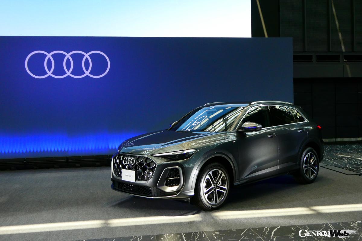 The new third-generation Audi Q5, a popular premium SUV, debuts in Japan as “the next-generation SUV that uses PPC̶
