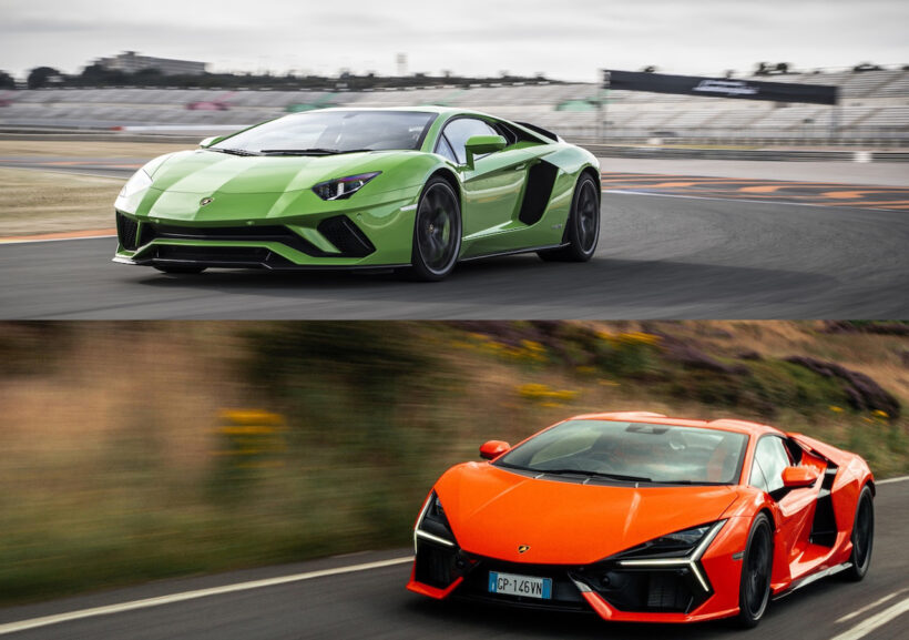 How has Lamborghini’s V12 flagship evolved? Comparing the Revuelto and Aventador S