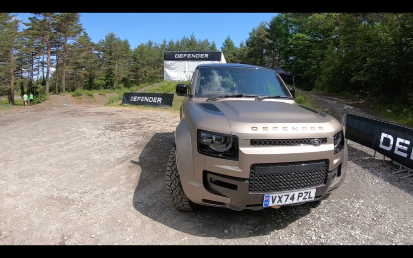 Test drive of Land Rover’s latest off-roader, the Defender Octa, on a dirt course [Video]