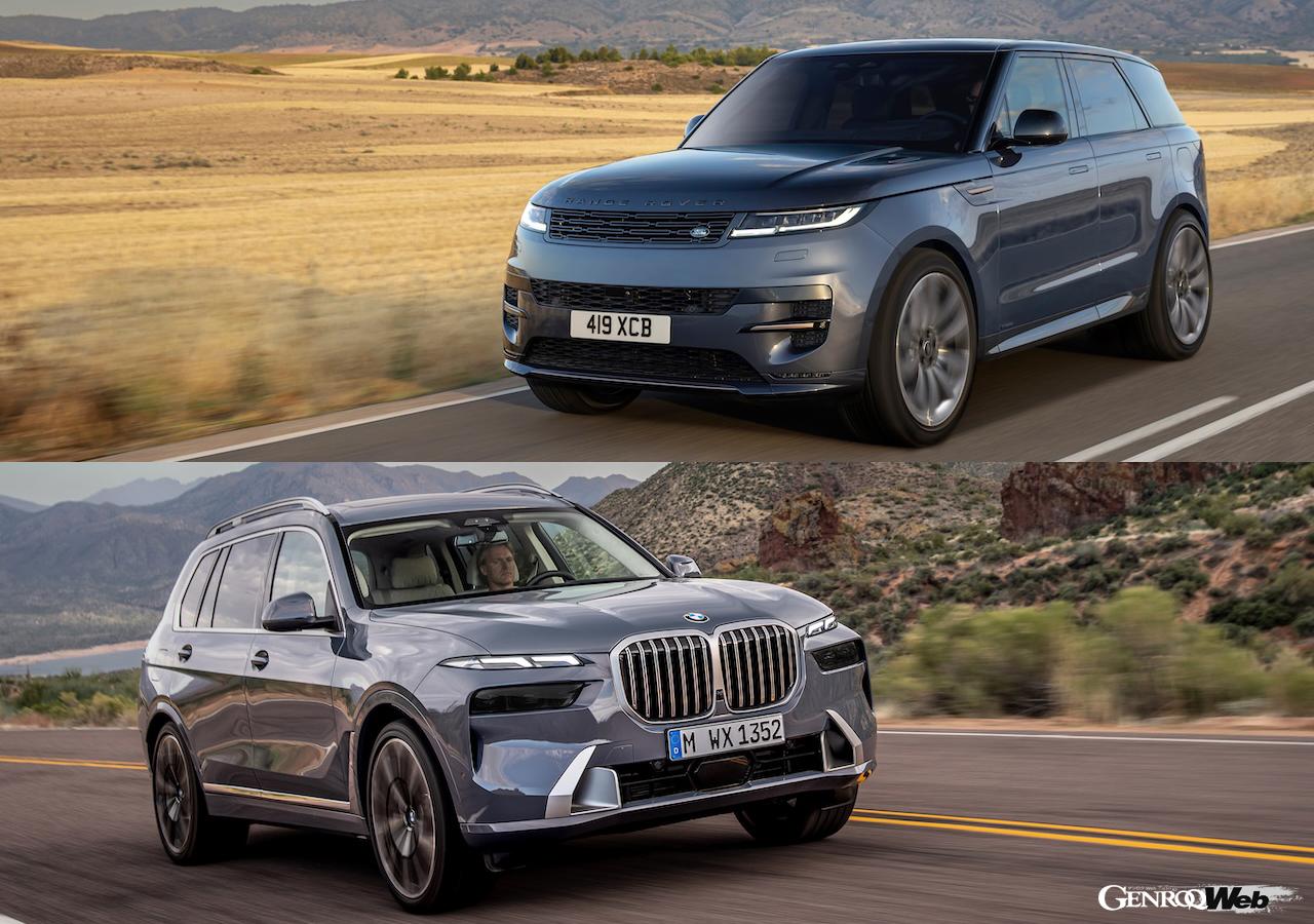 How do the powerful straight-six diesel MHEV models of the luxury SUVs “Land Rover Range Rover Sport” and “