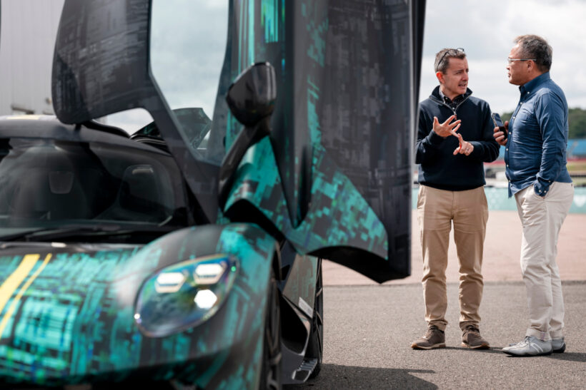 The significance of the lineup, which includes the latest Aston Martin super sports car, the Valhalla