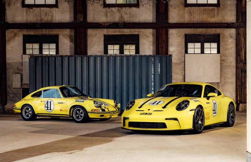 The hidden story behind the special edition light yellow Porsche 911 S/T and the Le Mans-winning car that inspired it