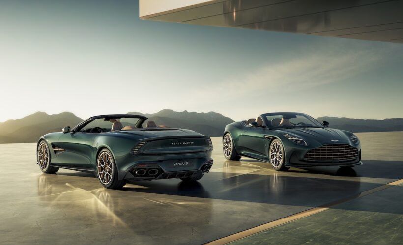 Aston Martin releases 60 limited edition Vanquish and DB12 to celebrate the 60th anniversary of the beautiful Volante