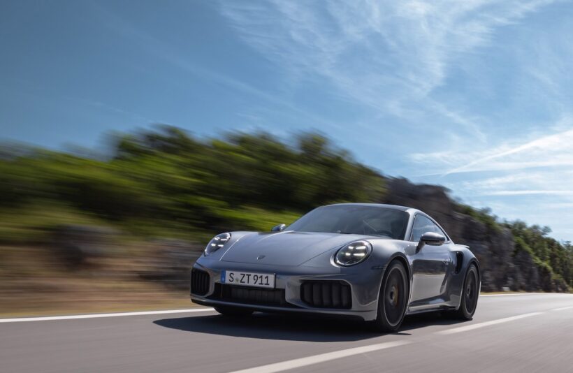 The Porsche 911 Turbo S debuts with the most powerful 911 ever, delivering 711 horsepower and featuring a powerful T-Hybrid.