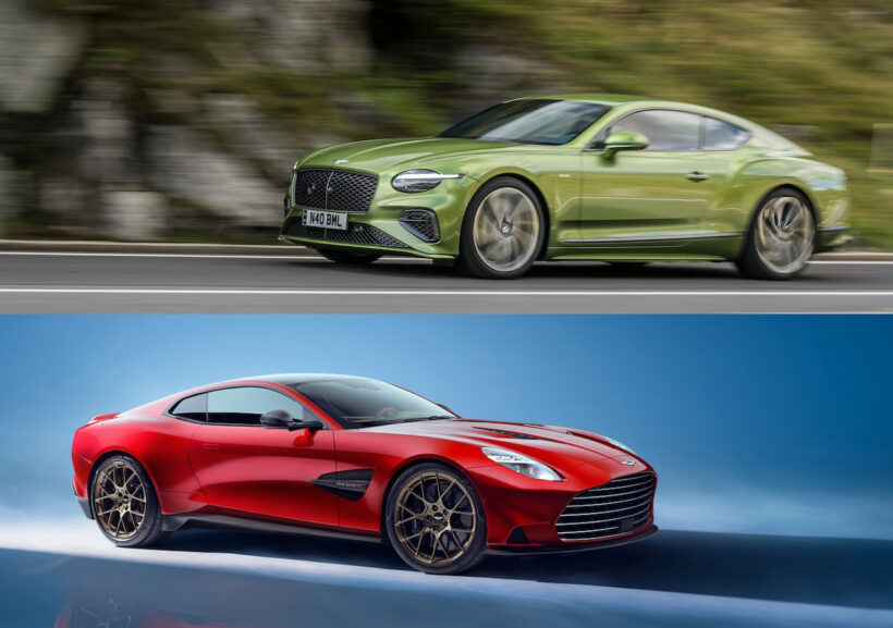 A look at and comparison of the specs of the ultra-luxury coupe “Continental GT Speed” and “Vanquish”