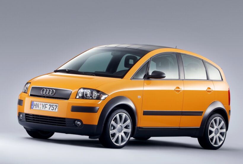 On the 25th anniversary of the miraculous compact car “Audi A2,” we look back on its challenge: “Driving 10