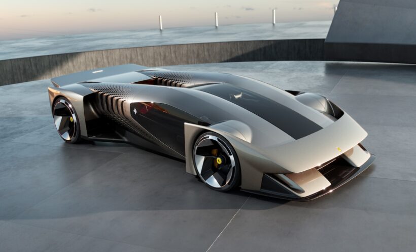 The avant-garde virtual project “Ferrari F76” pays homage to the first Le Mans-winning car [VIDEO]