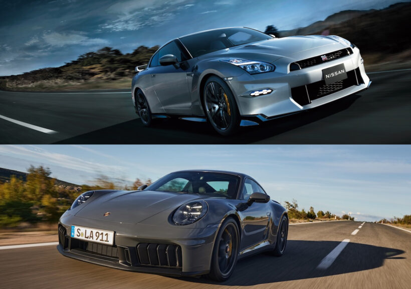 Comparing the evolution of iconic Japanese and German sports cars: the Nissan GT-R and the Porsche 911 Carrera GTS