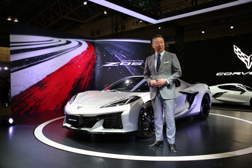 GM Japan unveils limited edition facelift of the Chevrolet Corvette Z06 for the first time in Japan at Tokyo Auto Salon 2026